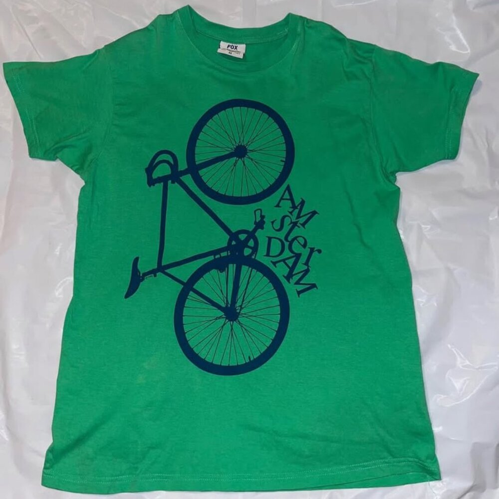 Amsterdam Bicycle Graphic Tee, Medium